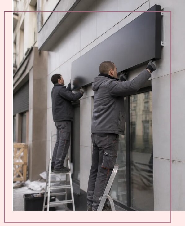 Изготовление и монтаж вывесок на здание под ключ в Подольске