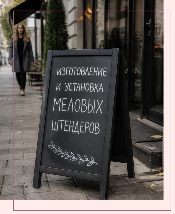 Меловые штендеры в Подольске по цене от 6772 р. | Аванза-Пдл